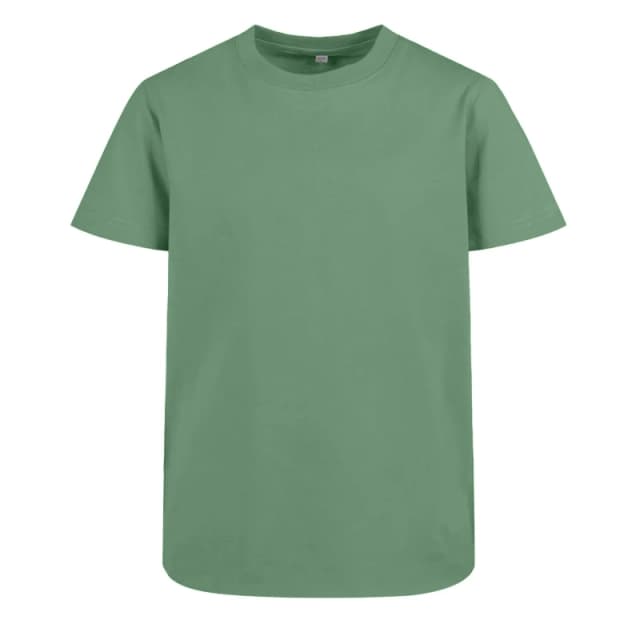 Build Your Brand Basic 2.0 T-Shirt in Olive Size: 4-6 Years Olive Unisex 4-6 Years