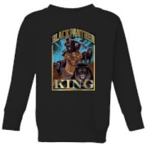 Marvel Black Panther Homage Kids Sweatshirt - Black - 11-12 Years