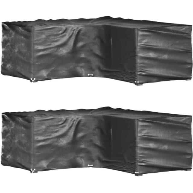VIDAXL Vidaxl - L-Shaped Garden Furniture Covers 2 pcs 12 Eyelets 185x185x70cm 8720845747305