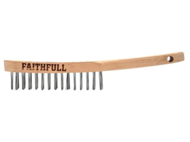 Faithfull Lightweight Scratch Brush Four Row Fai5804F