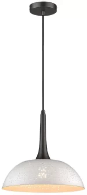 Spring Dome Ceiling Pendant White, E27