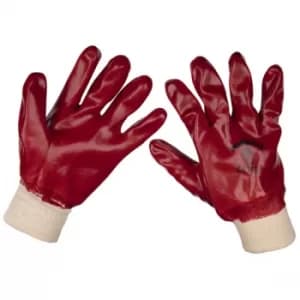 Worksafe 9106XL/B120 General Purpose PVC Gloves Knitted Wrist (XL)...