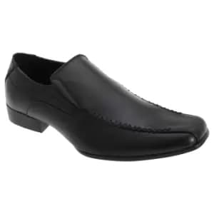 US Brass Mens Raven Twin Gusset Shoes (10 UK) (Black)