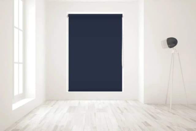 Blinds Outlet Blackout Roller Blind in Navy Size: 210cm width x 160cm drop Navy Unisex 210cm width x 160cm drop