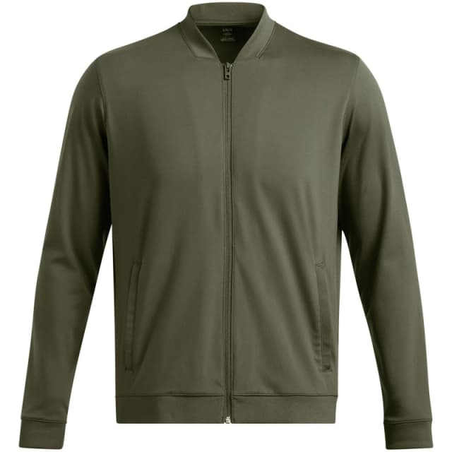 Under Armour Mens Meridian Bomber Four-Way Stretch Moisture-Wicking Performance Training Jacket Green male M
