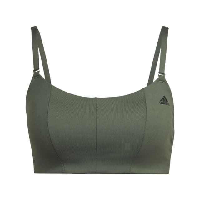 adidas Yoga Studio Light Support Sports Bra Womens - Green Green 32B