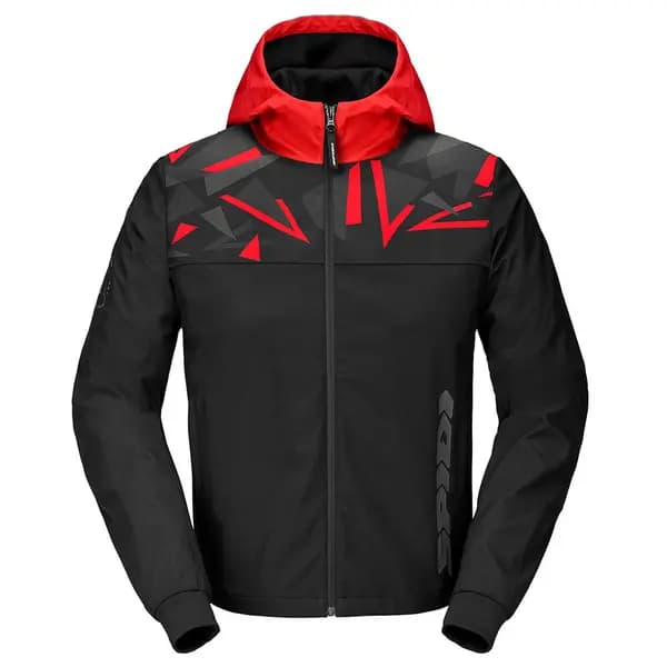 Spidi Hoodie Evo Sport Black Red Size S