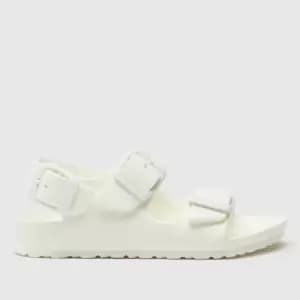 BIRKENSTOCK White Milano Eva Toddler Sandals