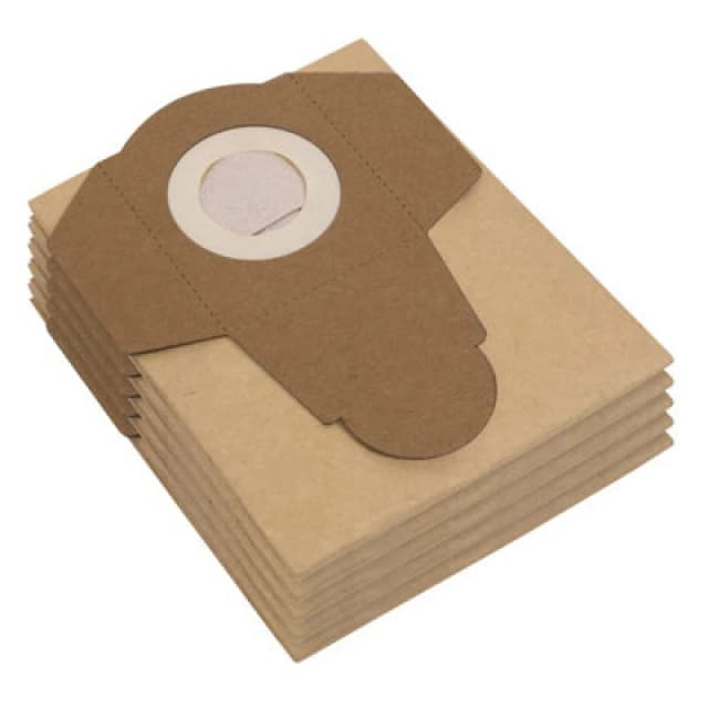 Sealey Dust Bags for PC300 Series Vacuum Cleaners PCU04 Qty: Pack of 5