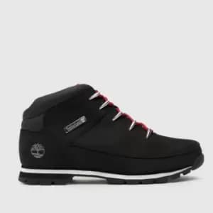 Timberland Black & Red Timb Euro Sprint Polar Boot Boots