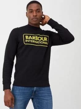 Barbour International Large Logo Sweatshirt - Black