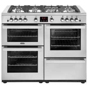 Belling 444411729 100cm Cookcentre Prof X110G Gas Range Cooker St