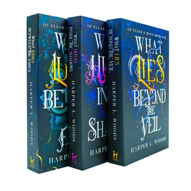 Of Flesh And Bone Series Collection Harper L Woods What Lies Beyond The Veil And What Hunts Inside The Shadows Harper L. Woods Books