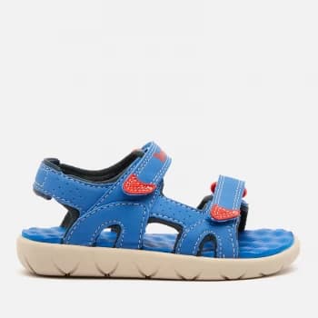 Timberland Toddlers Perkins Row 2-Strap Sandals - Bright Blue - UK 8.5 Toddler