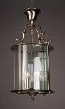 Colchester 3 Light Antique Brass Indoor Lantern