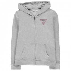 Guess Zip Up Fleece - Grey Marl M90