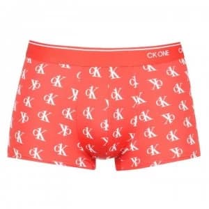 Calvin Klein Print Boxers - Repeat Red Logo