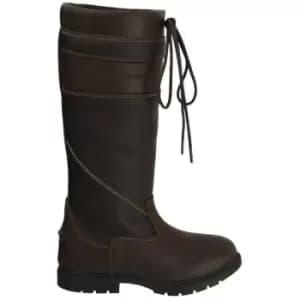Hy Signature Womens/Ladies Leather Country Boots (4 UK) (Brown) - Brown