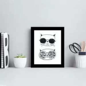 SCT-018 Multicolor Decorative Framed MDF Painting