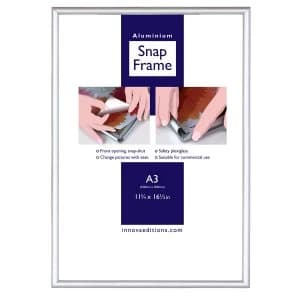 Innova A3 Snap Frame - Silver