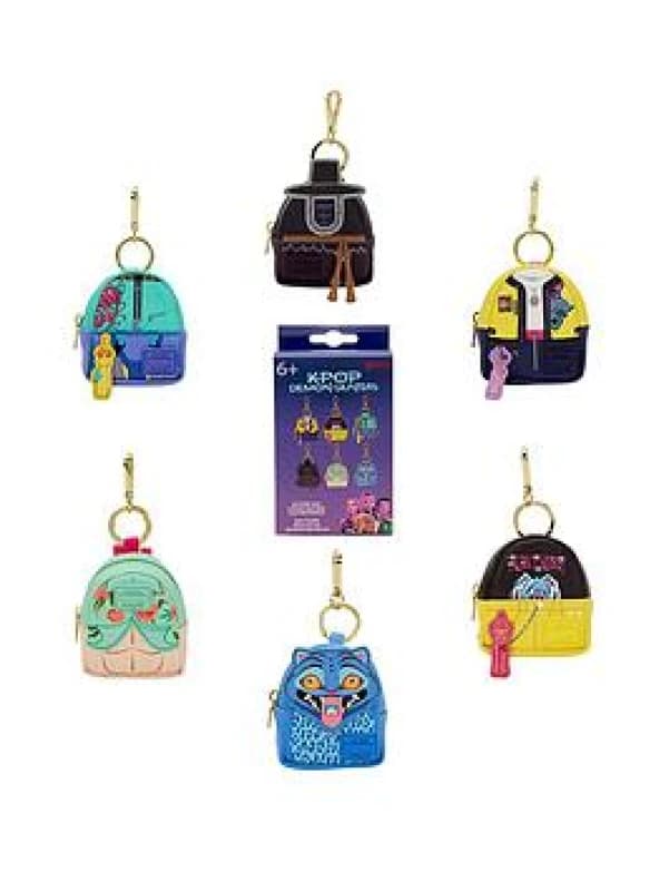 Loungefly K-Pop Demon Hunters Mystery Mini Backpack Keychain Charm Merch