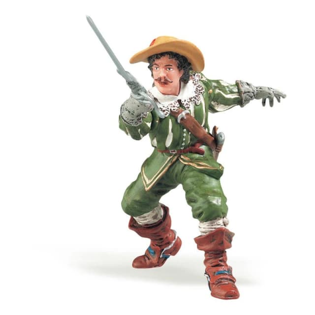 Papo Historical Characters D'Artagnan Toy Figure, 3 Years or Above, Multi-colour (39904) Multi