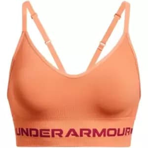 Under Armour Seamless Low Impact Longline Sports Bra - Orange