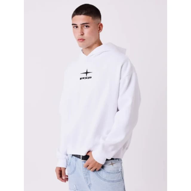 Project X Paris Boxy hooded sweatshirt Project X Paris Essentials Blanc Male S