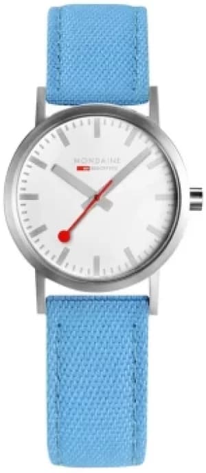 Mondaine Watch Classic 30mm Modern Blue