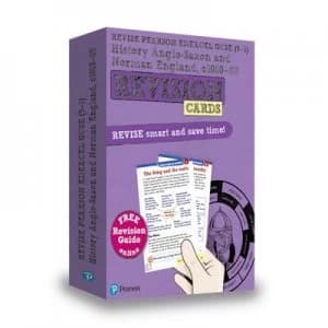 Revise Edexcel GCSE 9-1 History Anglo-Saxon and Norman England Revision Cards by