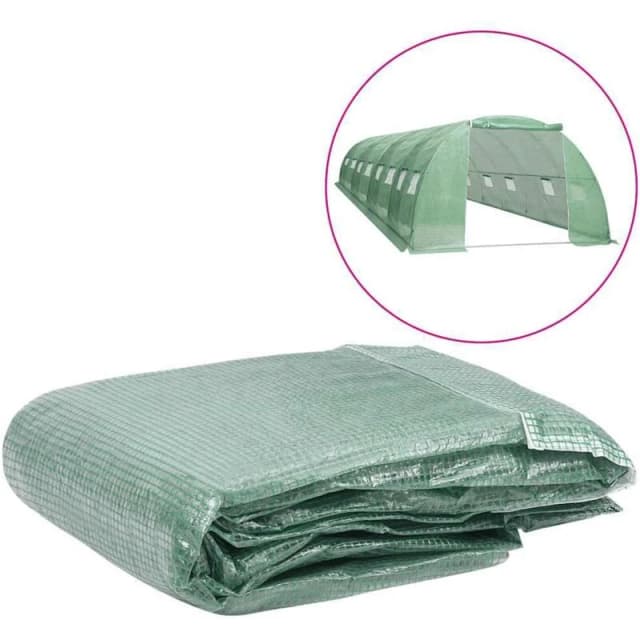 VIDAXL Vidaxl - Greenhouse Replacement Cover (32 m²) 400x800x200cm Green 8720286414439