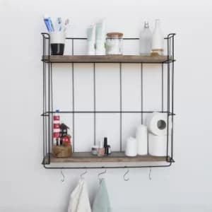 WR023 Black Brown Decorative Metal Wall Accessory