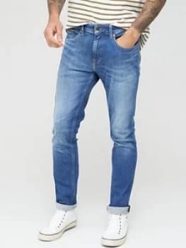 Tommy Jeans Austin Slim Tapered Jeans - Mick Mid Blue