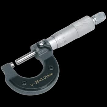 Sealey AK963 External Micrometer 0mm - 25mm