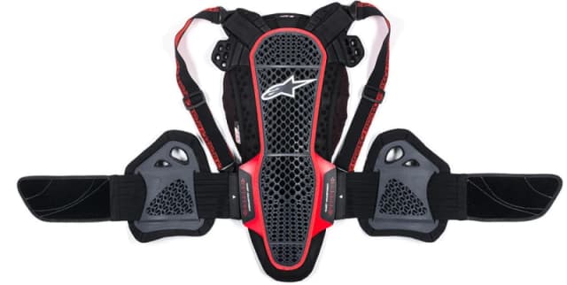 Alpinestars Nucleon KR-3 Back Protector, black-red, Size L for Men