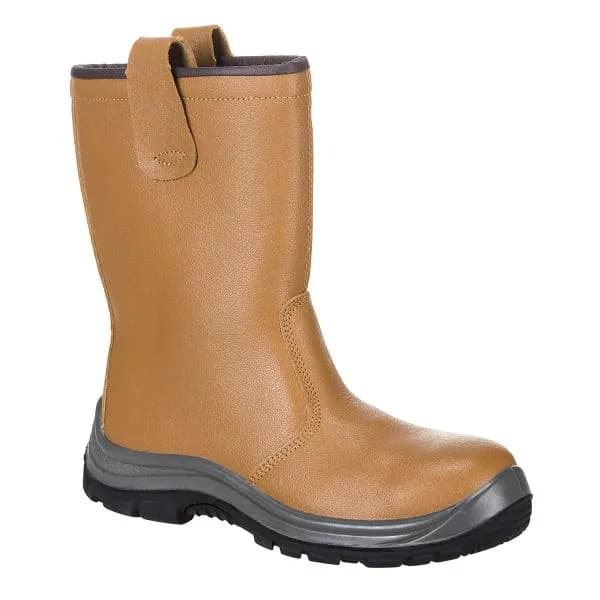 Portwest Steelite S1P CI HRO Safety Rigger Boots FW12TAR47 Colour: Tan