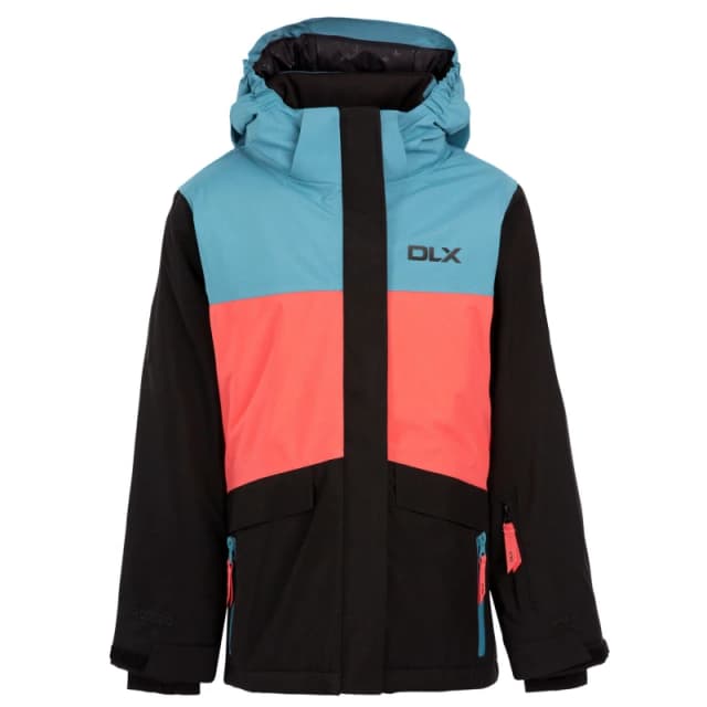 DLX Unisex Kids Eliza Weather-Resistant Insulated Ski Jacket Black unisex 5-6 Yrs