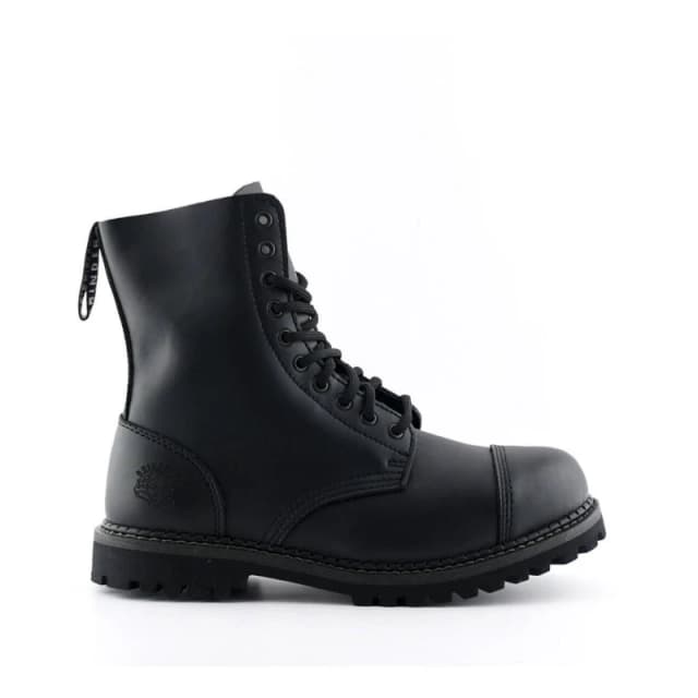 Grinders Stag CS Unisex Safety Steel Toe Cap Military Punk Boots in Black Size: 3 Black Unisex 3