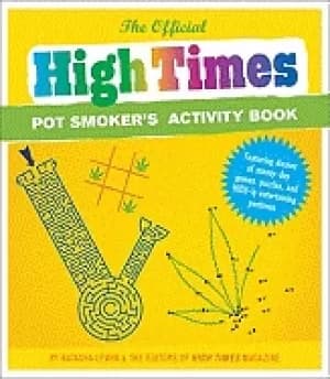 official high times pot smokers activity book