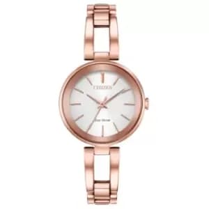 Ladies Bracelet Dress Stainless Steel Rose Gold Watch EM0633-53A