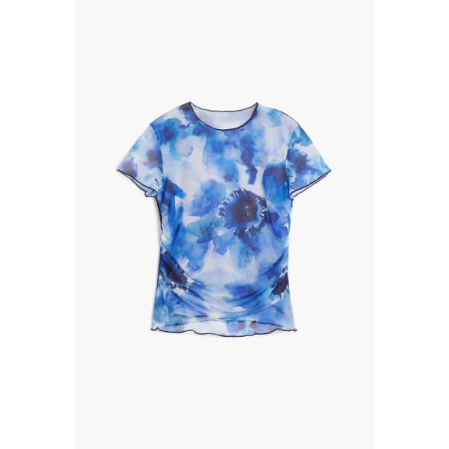 Desigual Womens T-Shirt Desigual Repris Aura Bleu Female XS