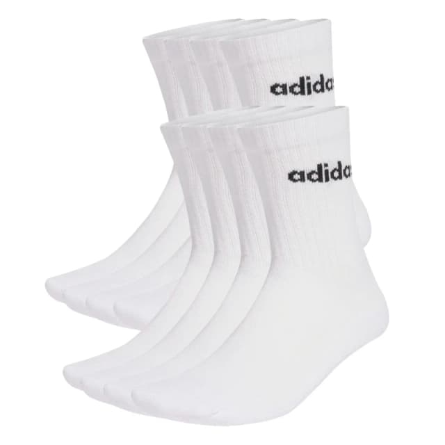 Adidas Football Socks adidas Linear (x10) Blanc Unisex 43/46
