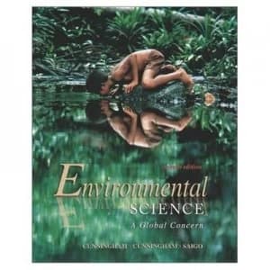 Environmental Science by William P Cunningham and Mary Ann Cunningham and Barbara Woodworth Saigo Book