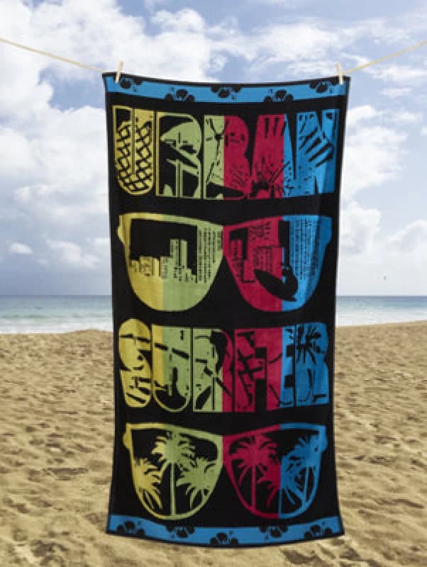 Rapport Urban Surfer Sunglasses Beach Towel Multi 85 X 160Cm