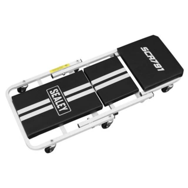 Sealey Compact 2 in 1 Steel Mechanics Creeper and Seat SCR791