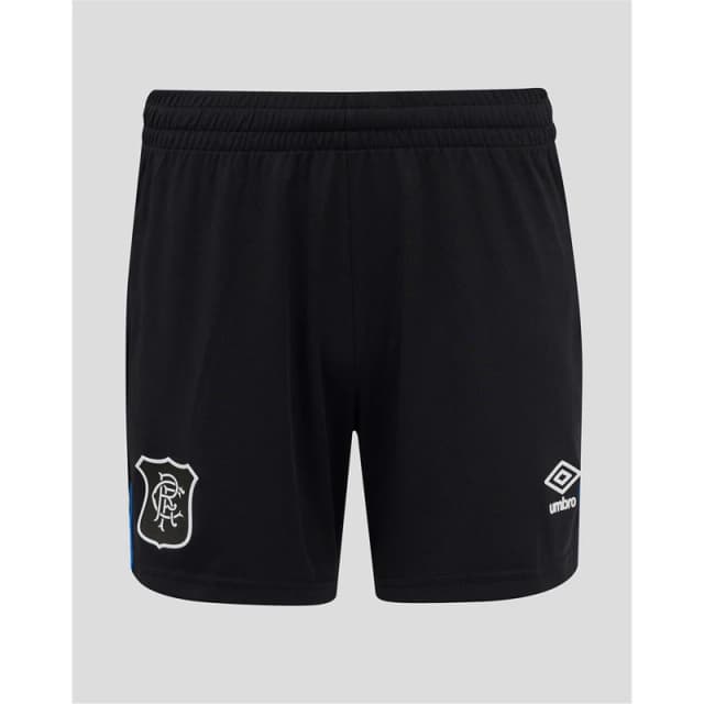 Umbro Rangers Third Shorts 2025 2026 Juniors Black/Blue male 13 (XL)