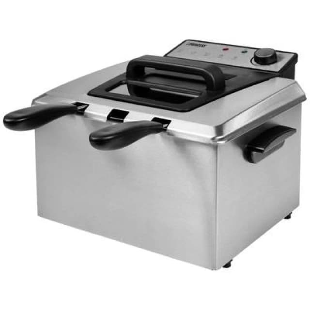 Princess Princess 185000 Cold zone fryer 5 l 3270 W Black, Silver (matt) 01.185000.01.001