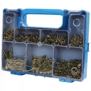 Optimaxx PZ Assortment Countersunk Passivated Wood Screw - Pack of 1000