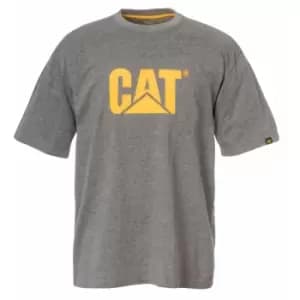 Caterpillar Mens TM Logo Short Sleeve T-Shirt (3XL) (Dark Heather Grey)