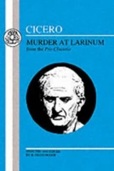 Murder at Larinum by Marcus Tullius Cicero Paperback